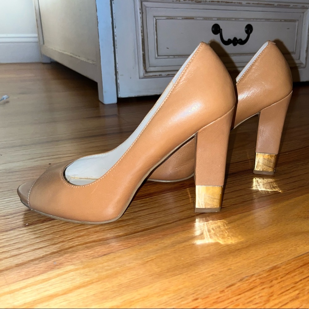 Nine West Leather Open-toe Heels